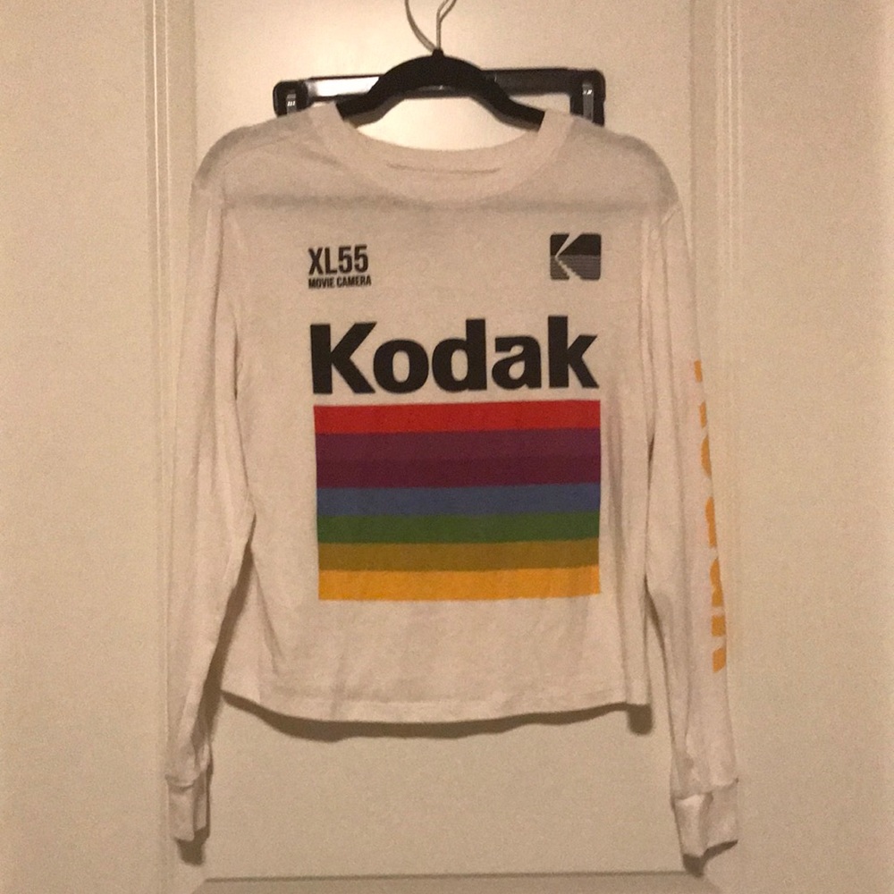 Retro Kodak long sleeve shirt, medium good condition